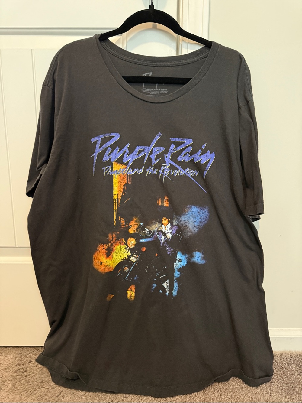 Vintage Prince Black 'Purple Rain' Graphic Tee